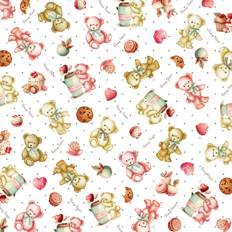Memory Place Beary Sweet Collage Origami Paper (MP-61260)