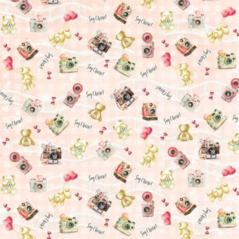 Memory Place Beary Sweet Collage Origami Paper (MP-61260)