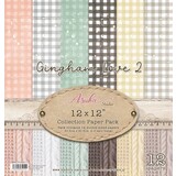 Memory Place Gingham Love 2 12x12 Inch Paper Pack (MP-61251)