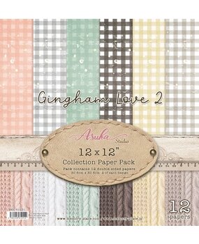 Memory Place Gingham Love 2 12x12 Inch Paper Pack (MP-61251) Memory Place Gingham Love 2 12x12 Inch Paper Pack (MP-61251)