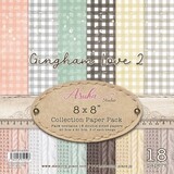 Memory Place Gingham Love 2 8x8 Inch Paper Pack (MP-61259)