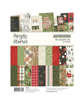 Simple Stories The Holiday Life 6x8 Inch Paper Pad (20515) Simple Stories The Holiday Life 6x8 Inch Paper Pad (20515)