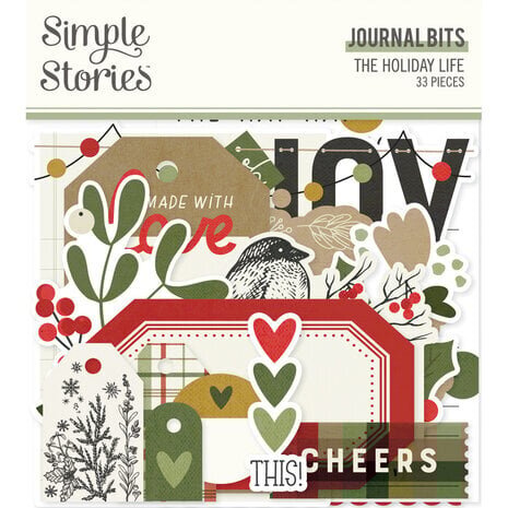 Simple Stories The Holiday Life Journal Bits (20519) Simple Stories The Holiday Life Journal Bits (20519)