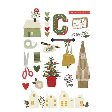 Simple Stories The Holiday Life Sticker Book (20521)