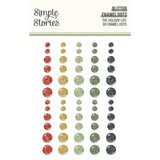 Simple Stories The Holiday Life Glitter Enamel Dots (20528)