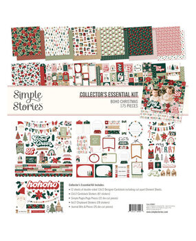 Simple Stories Boho Christmas 12x12 Inch Collector's Essential Kit (20601) Simple Stories Boho Christmas 12x12 Inch Collector's Essential Kit (20601)