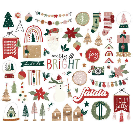 Simple Stories Boho Christmas Bits & Pieces (20618)