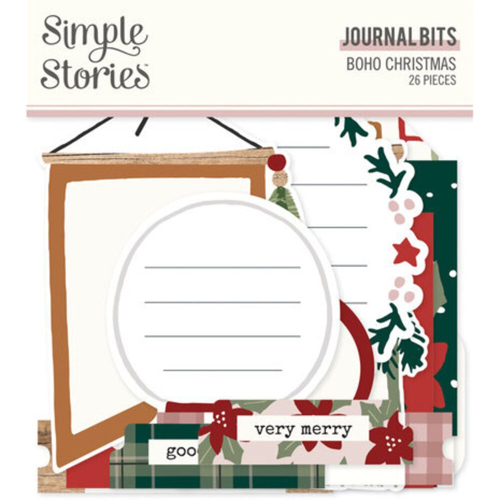 Simple Stories Boho Christmas Journal Bits (20619)