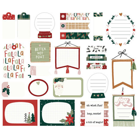 Simple Stories Boho Christmas Journal Bits (20619)