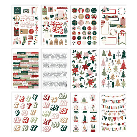 Simple Stories Boho Christmas Sticker Book (20621) Simple Stories Boho Christmas Sticker Book (20621)
