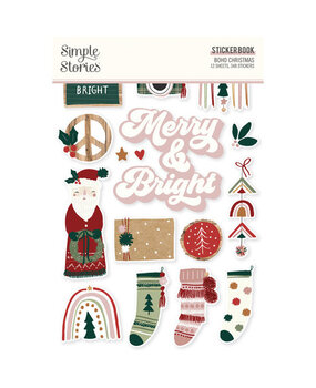 Simple Stories Boho Christmas Sticker Book (20621)
