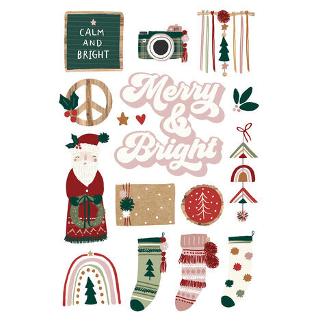 Simple Stories Boho Christmas Sticker Book (20621) Simple Stories Boho Christmas Sticker Book (20621)