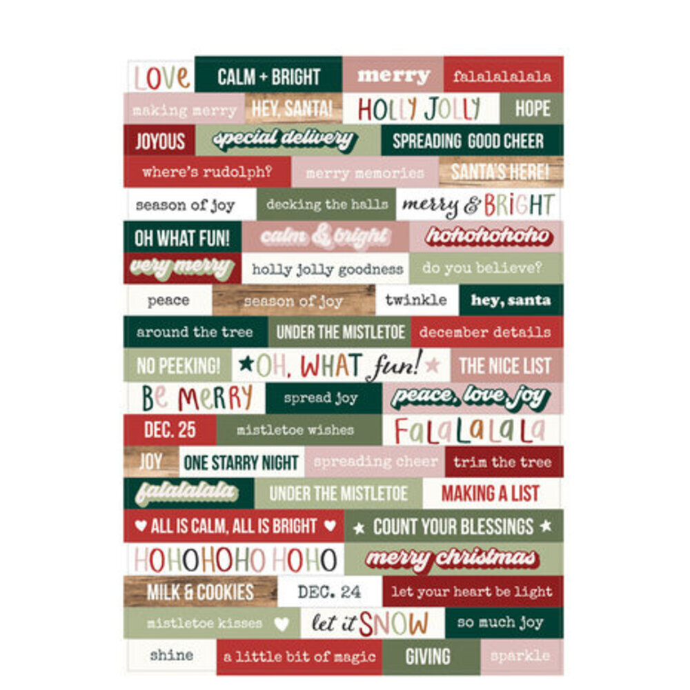 Simple Stories Boho Christmas Sticker Book (20621) Simple Stories Boho Christmas Sticker Book (20621)