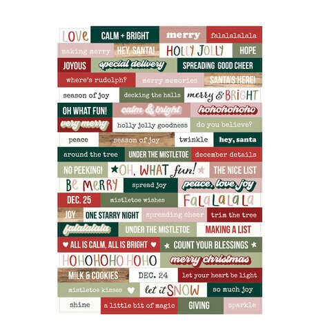 Simple Stories Boho Christmas Sticker Book (20621) Simple Stories Boho Christmas Sticker Book (20621)