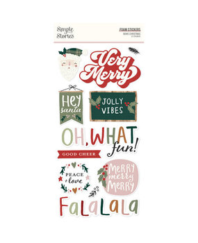 Simple Stories Boho Christmas Foam Stickers (20623)