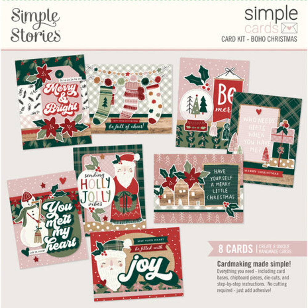 Simple Stories Boho Christmas Simple Cards Kit (20631) Simple Stories Boho Christmas Simple Cards Kit (20631)