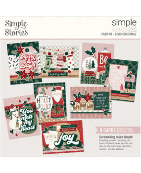 Simple Stories Boho Christmas Chipboard Stickers