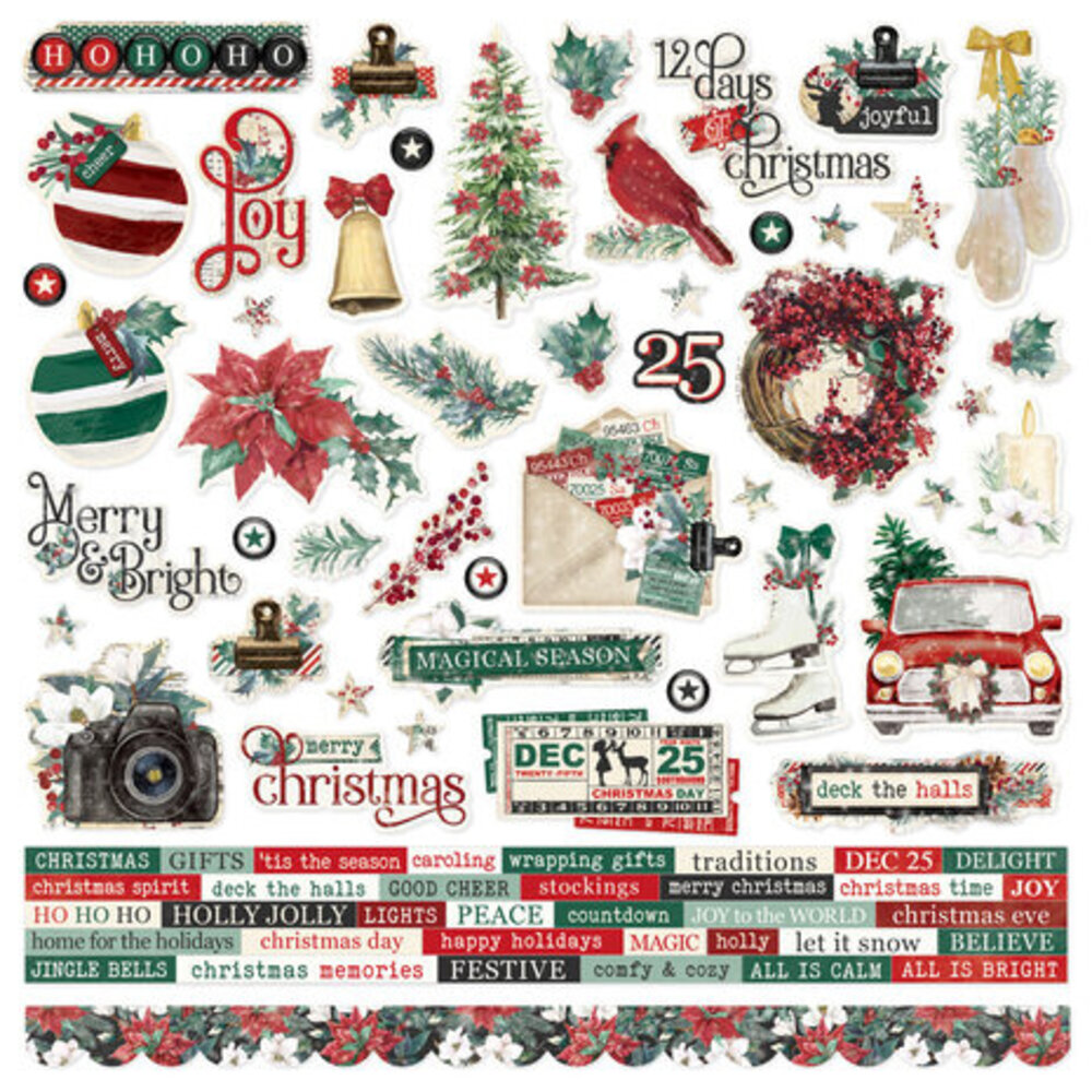 Simple Stories Simple Vintage 'Tis The Season 12x12 Inch Collector's Essential Kit (20701) Simple Stories Simple Vintage 'Tis The Season 12x12 Inch Collector's Essential Kit (20701)