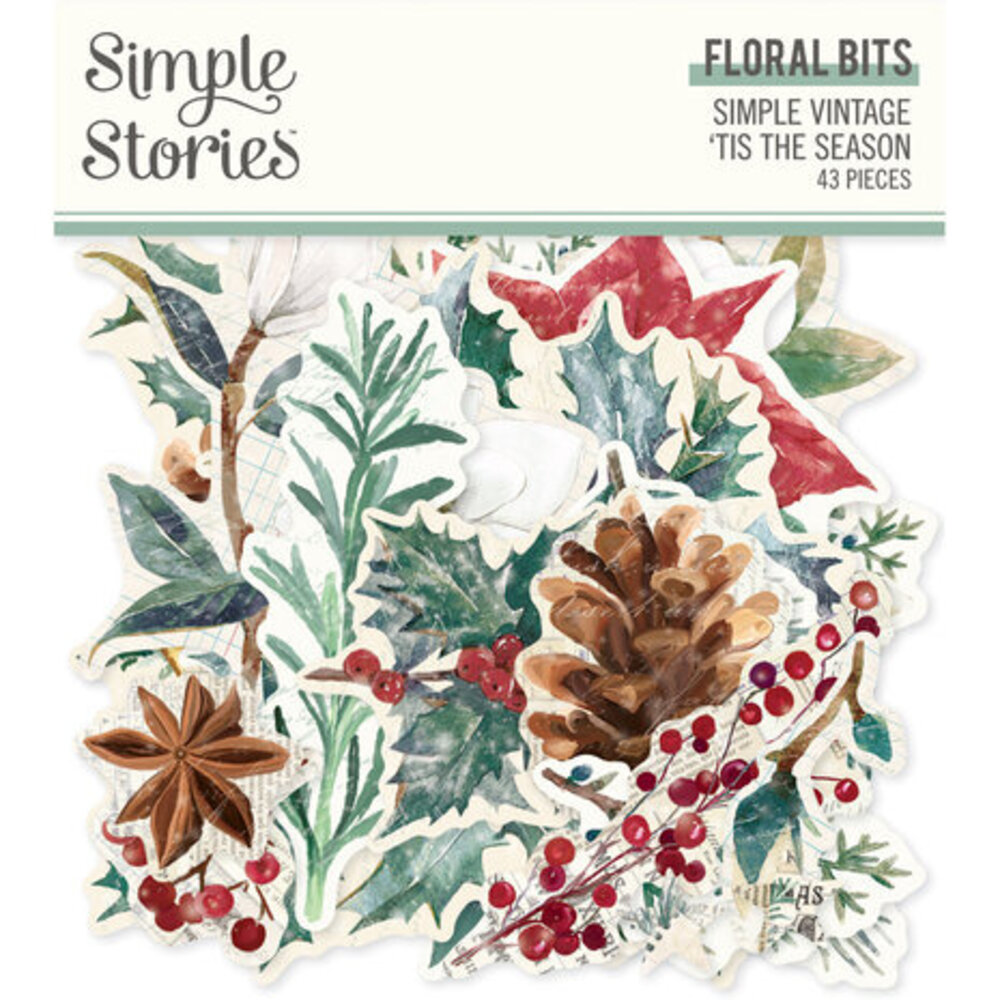 Simple Stories Simple Vintage 'Tis The Season 12x12 Inch Collector's Essential Kit (20701) Simple Stories Simple Vintage 'Tis The Season 12x12 Inch Collector's Essential Kit (20701)