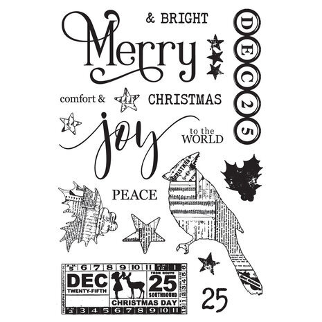 Simple Stories Simple Vintage 'Tis The Season Clear Stamps (20720) Simple Stories Simple Vintage 'Tis The Season Clear Stamps (20720)