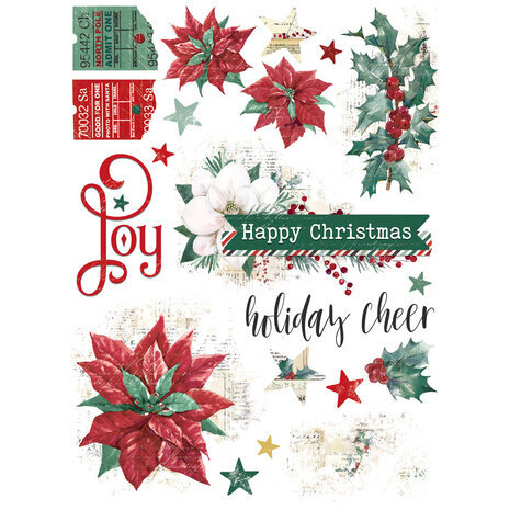 Simple Stories Simple Vintage 'Tis The Season Rub-Ons (20729)