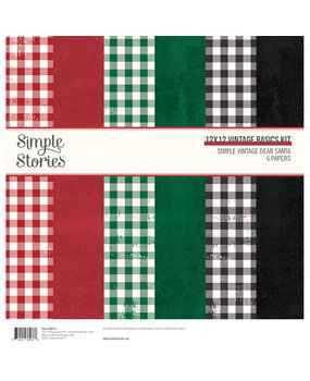 Simple Stories Simple Vintage Dear Santa 12x12 Inch Basics Kit (20815) Simple Stories Simple Vintage Dear Santa 12x12 Inch Basics Kit (20815)