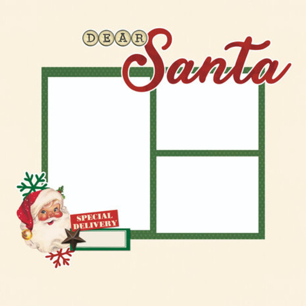 Simple Stories Simple Vintage Dear Santa Simple Pages Pieces (20835)