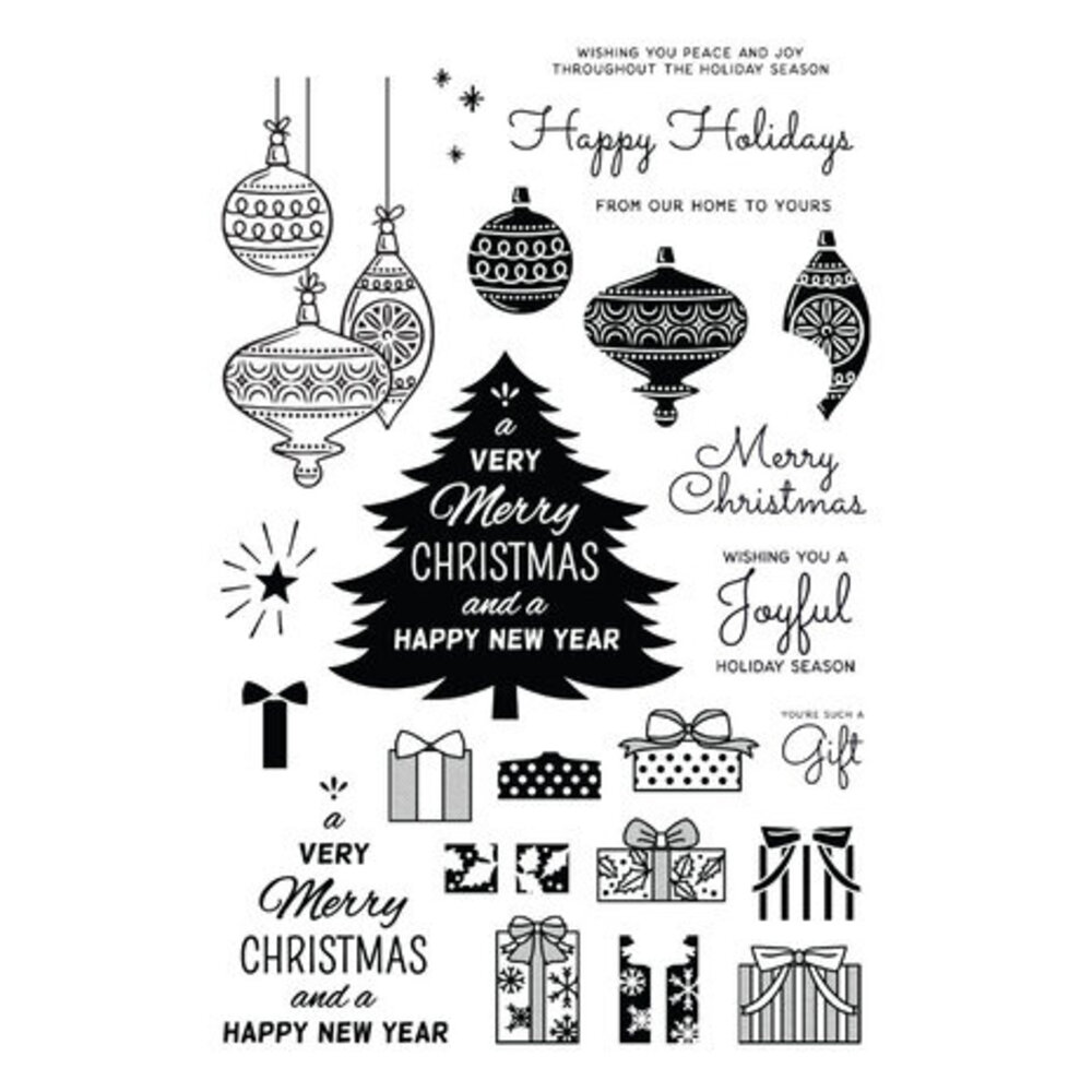 Simon Hurley Create Retro Holiday Clear Stamps (HUR84402) Simon Hurley Create Retro Holiday Clear Stamps (HUR84402)