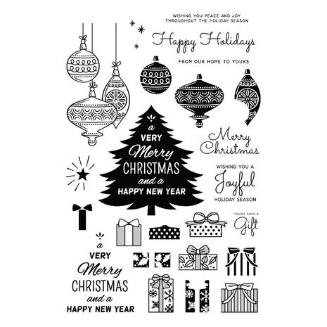 Simon Hurley Create Retro Holiday Clear Stamps (HUR84402) Simon Hurley Create Retro Holiday Clear Stamps (HUR84402)
