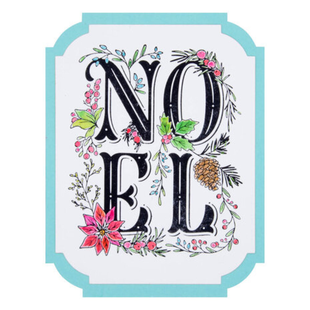 Spellbinders Festive Noel Press Plate (BP-053)