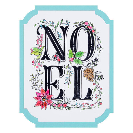 Spellbinders Festive Noel Press Plate (BP-053)