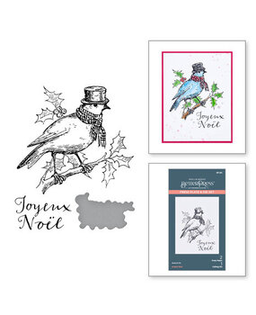 Spellbinders Joyeux Noel Press Plate & Die Set (BP-055) Spellbinders Joyeux Noel Press Plate & Die Set (BP-055)