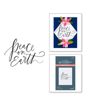Spellbinders Peace on Earth Press Plate (BP-057)