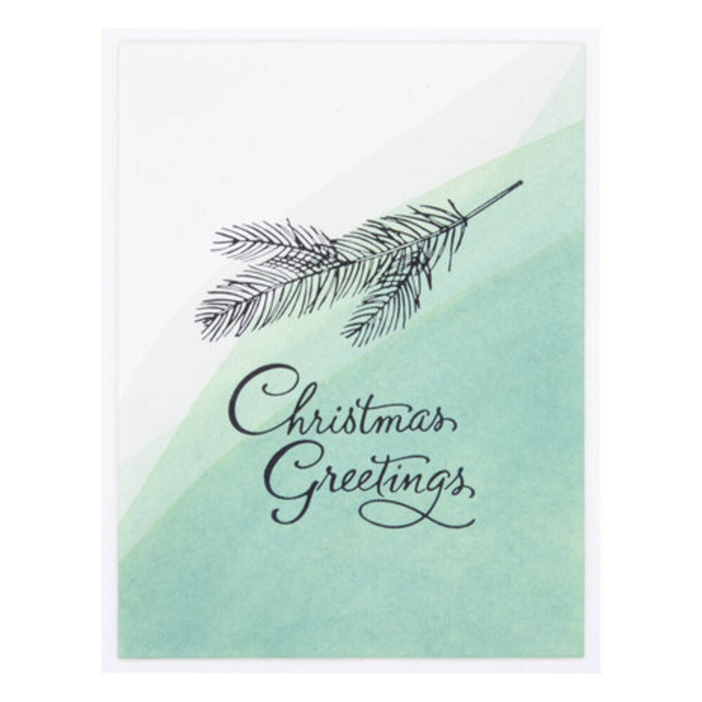 Spellbinders Evergreen Branches Press Plate (BP-067)