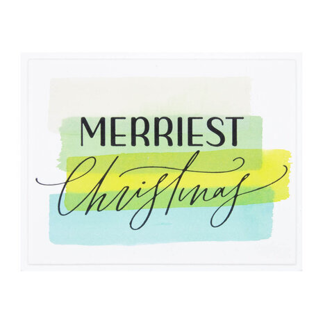 Spellbinders Merriest Christmas Press Plate (BP-068) Spellbinders Merriest Christmas Press Plate (BP-068)