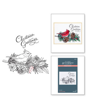 Spellbinders Christmas Greetings Press Plate (BP-071) Spellbinders Christmas Greetings Press Plate (BP-071)