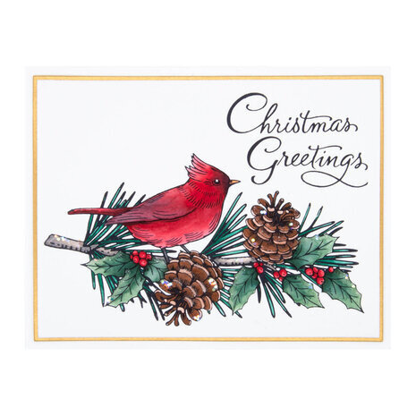 Spellbinders Christmas Greetings Press Plate (BP-071) Spellbinders Christmas Greetings Press Plate (BP-071)