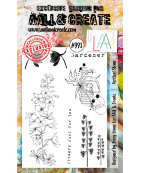 AALL and Create Clear Stamp Set A6 Vertical Stems (AALL-TP-993) AALL and Create Clear Stamp Set A6 Vertical Stems (AALL-TP-993)