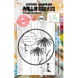 AALL and Create Clear Stamp Set A7 Floral Menu (AALL-TP-997)