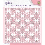 Nellie Snellen Snowflakes Masking Stencil (MMS4K-051)