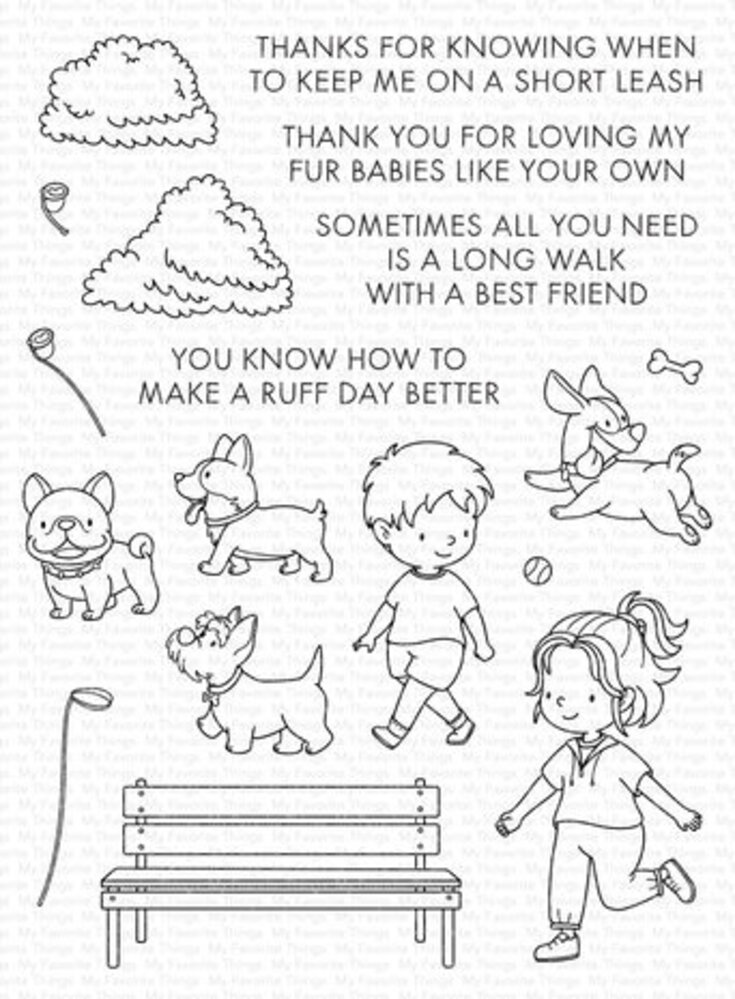 My Favorite Things Long Walk with a Best Friend Clear Stamps (YUZU-022) My Favorite Things Long Walk with a Best Friend Clear Stamps (YUZU-022)