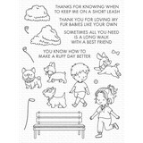 My Favorite Things Long Walk with a Best Friend Clear Stamps (YUZU-022)