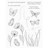 My Favorite Things Butterflies and Blooms Clear Stamps (SY-61)