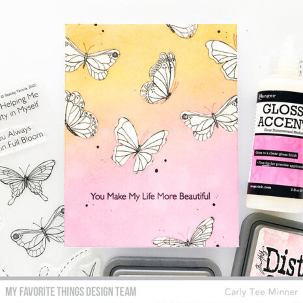 My Favorite Things Butterflies and Blooms Clear Stamps (SY-61)