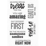 My Favorite Things Lunch Box Notes Clear Stamps (CS-821)