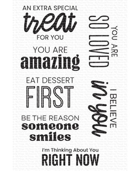 My Favorite Things Lunch Box Notes Clear Stamps (CS-821)