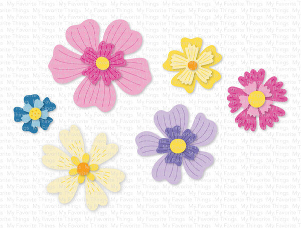 My Favorite Things Die-namics Bold Blooms (MFT-2564)