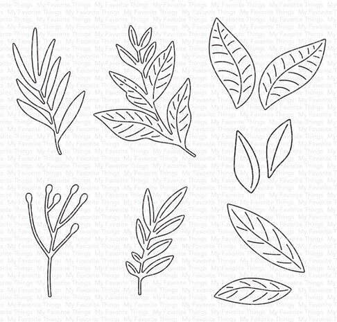 My Favorite Things Die-namics Bold Greenery (MFT-2565) My Favorite Things Die-namics Bold Greenery (MFT-2565)