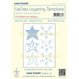 Leane Creatief Masking Stencil Star Variations (95.8634)