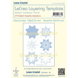 Leane Creatief Masking Stencil Rosette Variations (95.8641)
